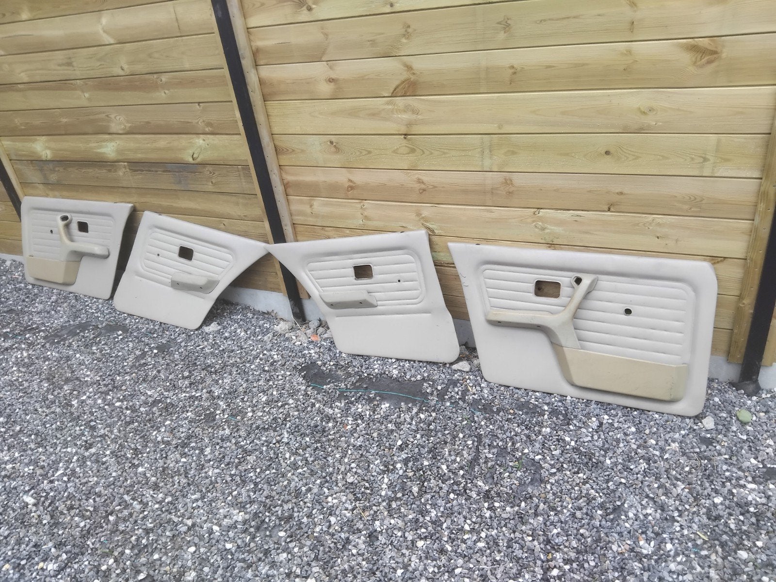 Beige deurpanelen BMW E30, Auto-onderdelen, Ophalen, BMW