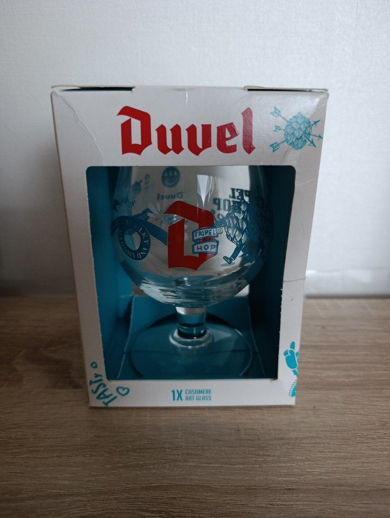 Duvelglas tripel hop Cashmere, Ophalen, Nieuw, Glas of Glazen, Duvel