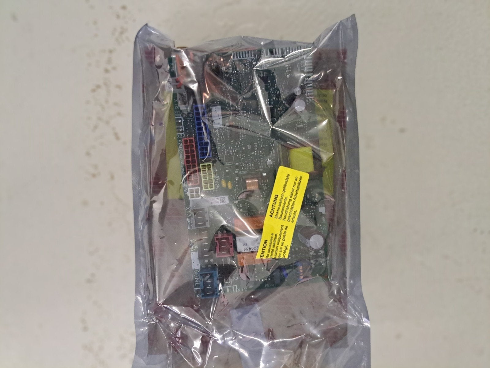 Nieuwe elektronische kaart voor de Bulex-ketel, Ophalen