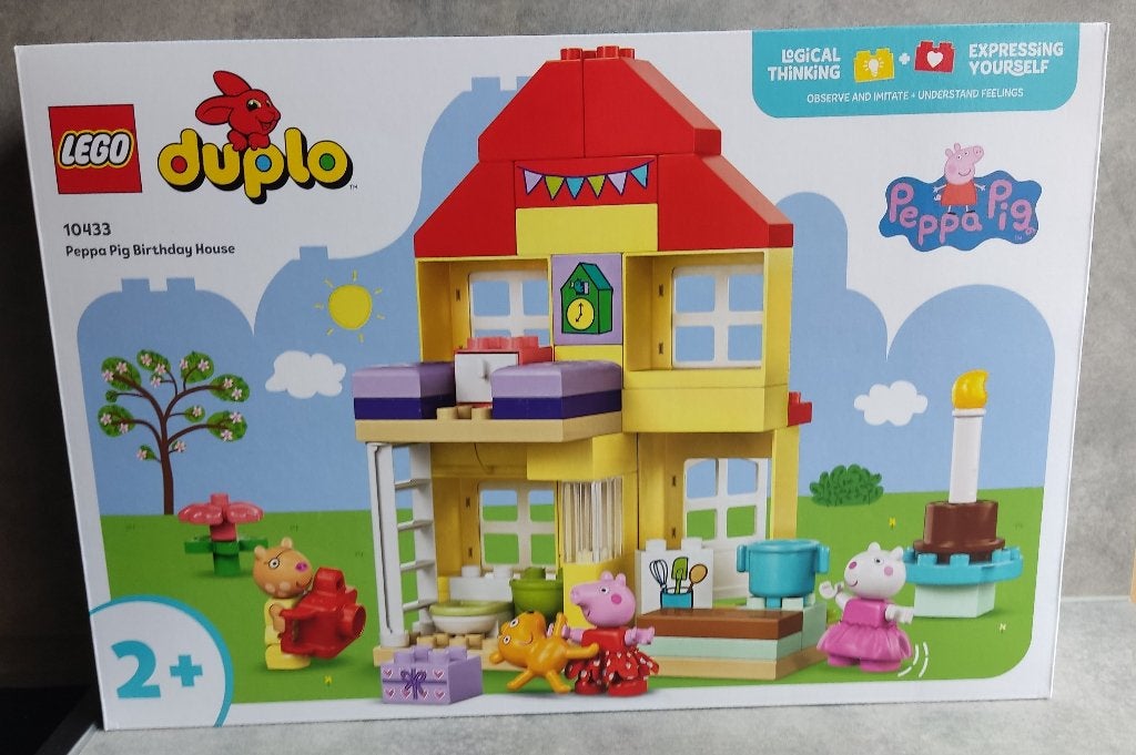 lego duplo 10433 peppa pig verjaardagshuis, Kinderen en Baby's, Ophalen of Verzenden, Nieuw, Complete set, Duplo