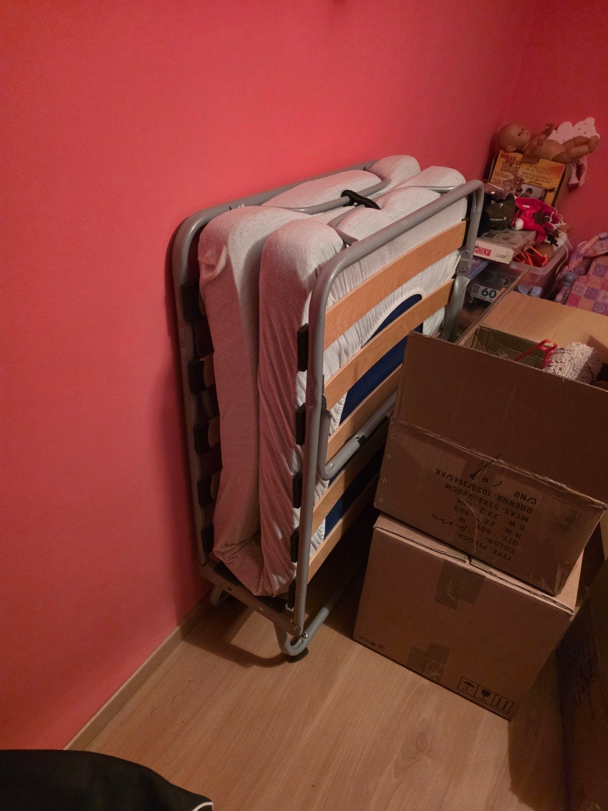 Plooibed, Ophalen