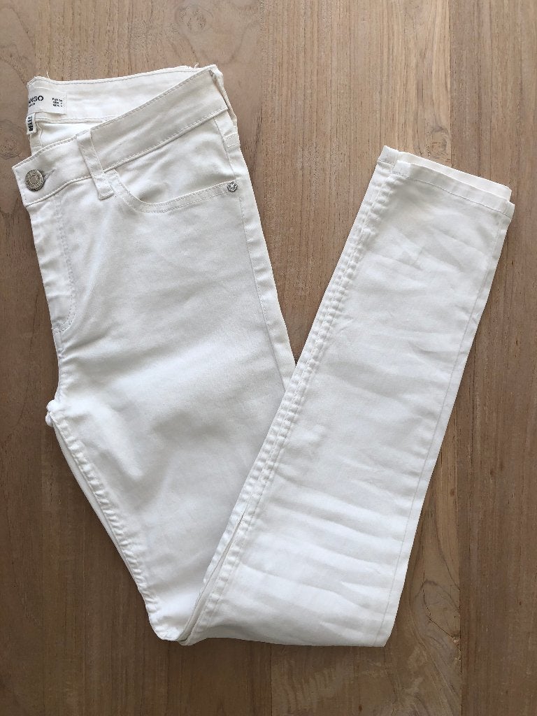 Mango jeans voor dames, Ophalen, Zo goed als nieuw, Wit