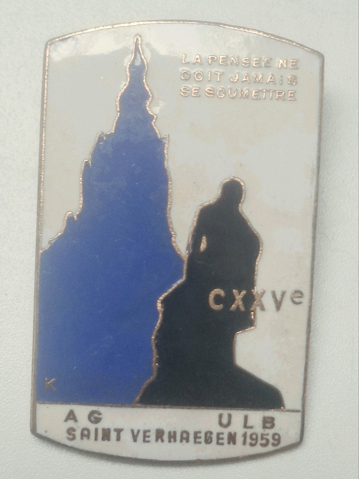 Médaille  St V  AG ULB 1959, Enlèvement ou Envoi