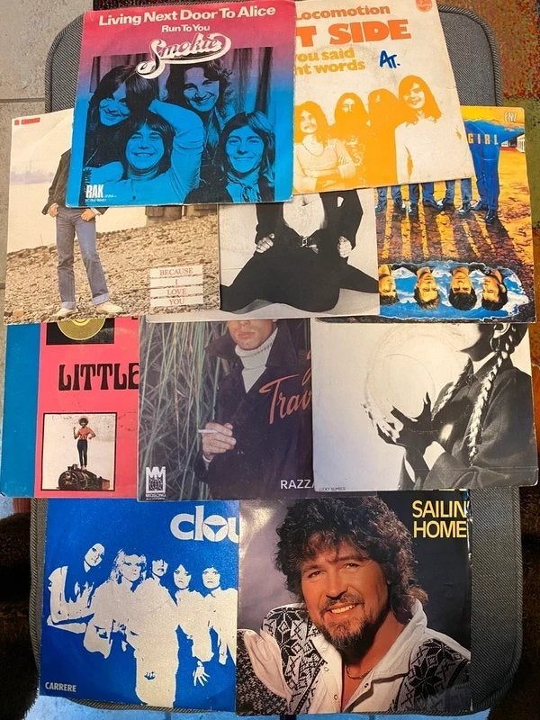 Rock / Lot de 45T (3), Envoi, Utilisé, Pop