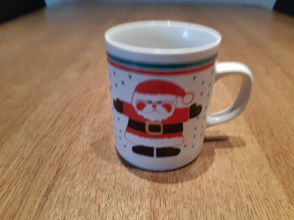 mok kerstman, Ophalen of Verzenden, Zo goed als nieuw