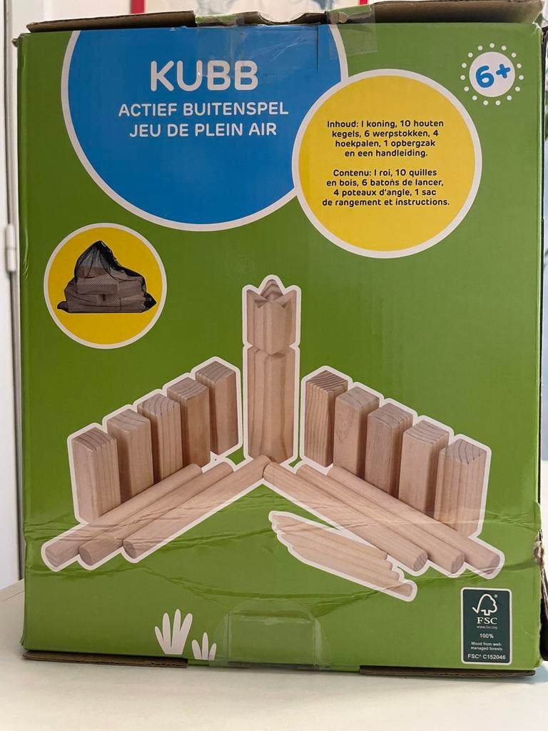 Jeu de plage KUBB, Enlèvement, Comme neuf