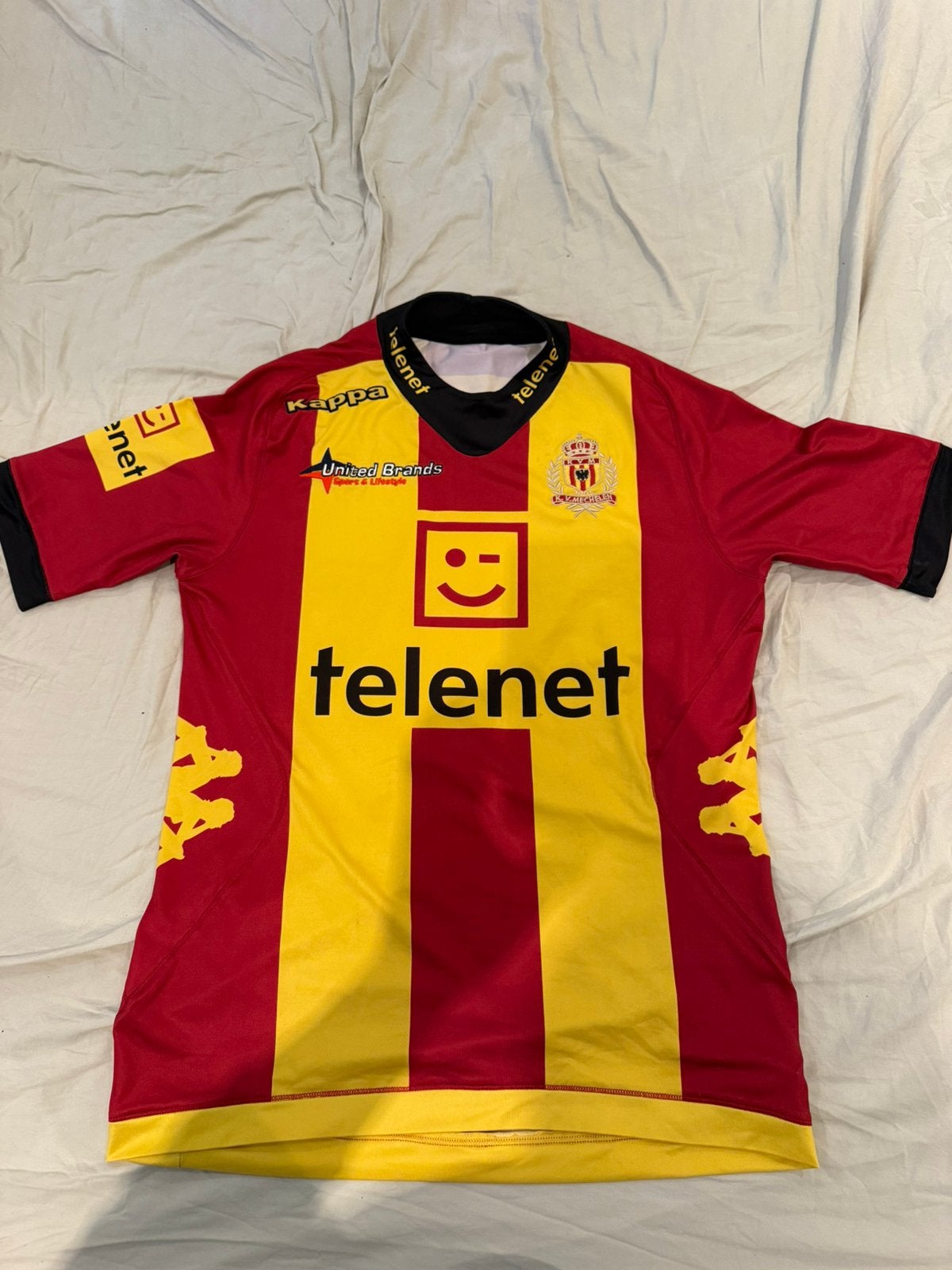 KV Mechelen 2013/14 shirt, Taille M, Enlèvement ou Envoi, Comme neuf, Maillot