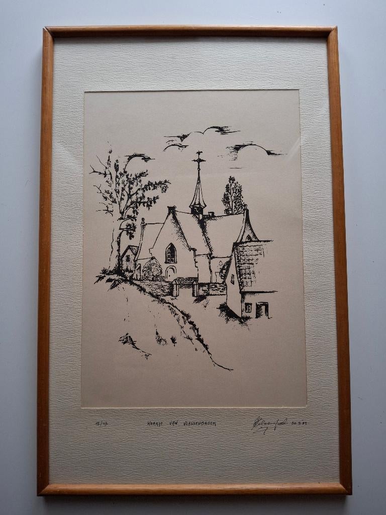 Schilderij vlassenbroek, Ophalen