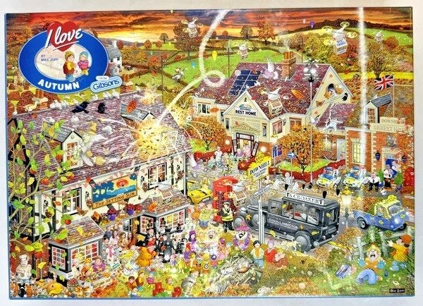 Gibsons I Love Autumn Puzzel 1000 stukjes Mike Jupp nieuw, Verzenden, 500 t/m 1500 stukjes, Zo goed als nieuw, Legpuzzel