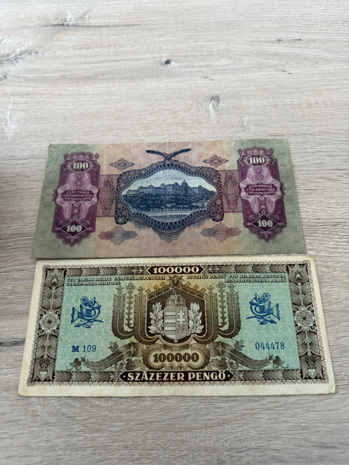 Ensemble de billets de banque hongrois, Enlèvement ou Envoi