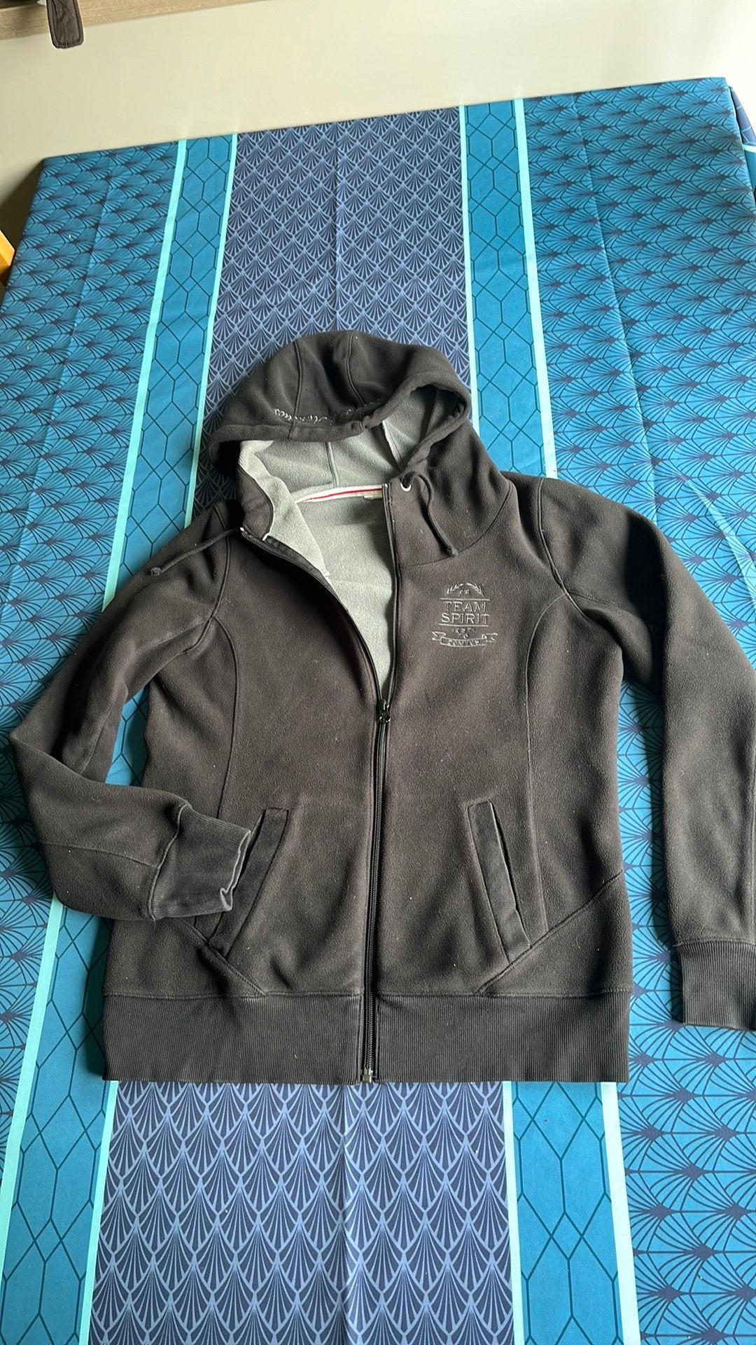 Ewarte fleece hoody Domyos, Ophalen, Gedragen, Maat 38/40 (M), Grijs
