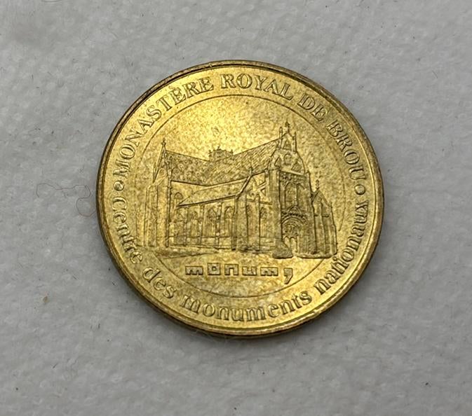 France 2007 Token Bourg-en-Bresse Monastère Royal de Brou, Enlèvement ou Envoi
