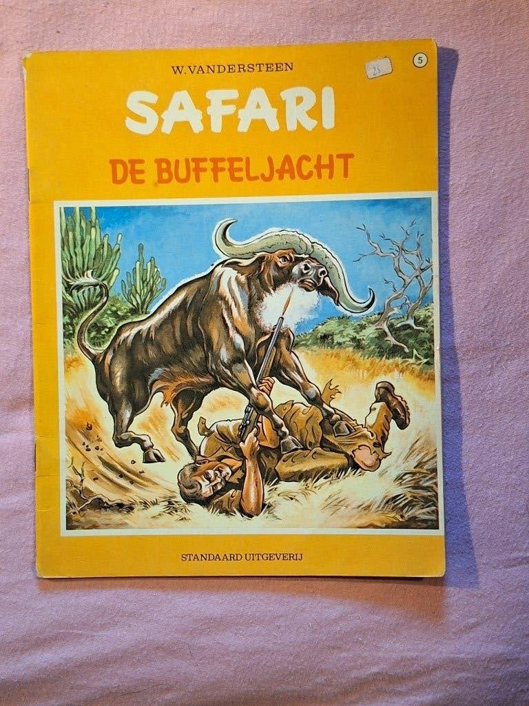 Safari 5: de buffeljacht, Eén stripboek, Ophalen of Verzenden, Gelezen