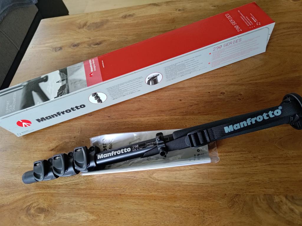 Manfrotto 294 monopod - NIEUW, Ophalen of Verzenden