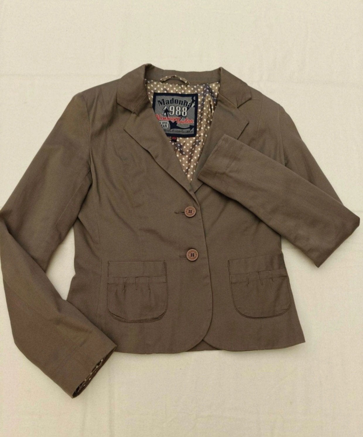 BLAZER CINTRÉ RETRO MADONA, Ophalen of Verzenden, Zo goed als nieuw, Madona, Jasje
