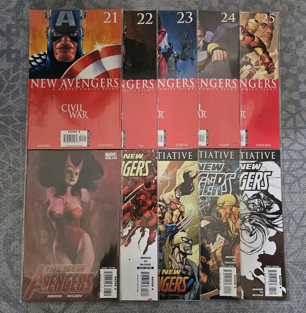 the New Avengers (vol.1) #21-30 (2006), Amerika, Complete serie of reeks, Ophalen of Verzenden, Zo goed als nieuw
