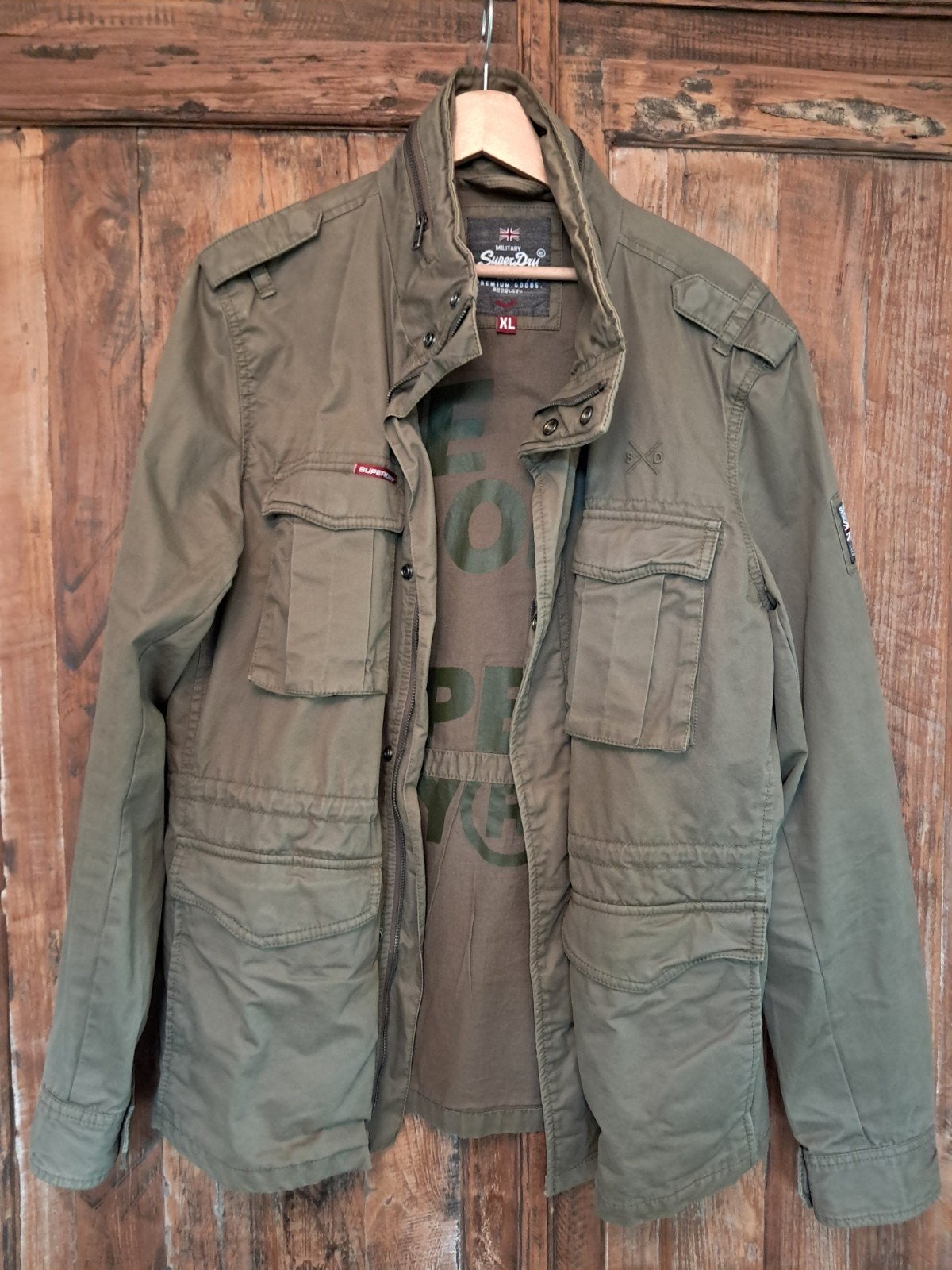 Herenjas Superdry XL, Kleding | Heren, SuperDry, Maat 56/58 (XL), Ophalen of Verzenden, Zo goed als nieuw