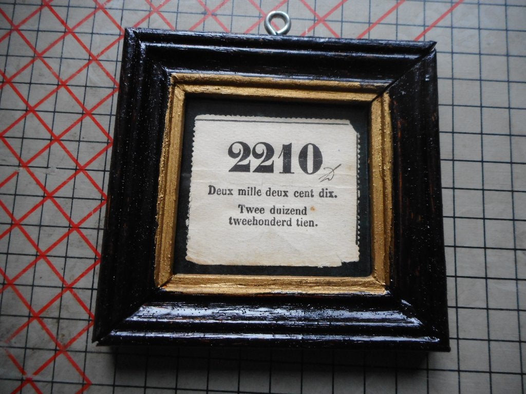 Lotje loteling nummer 2210 legerdienst leger WOI loting, Ophalen of Verzenden
