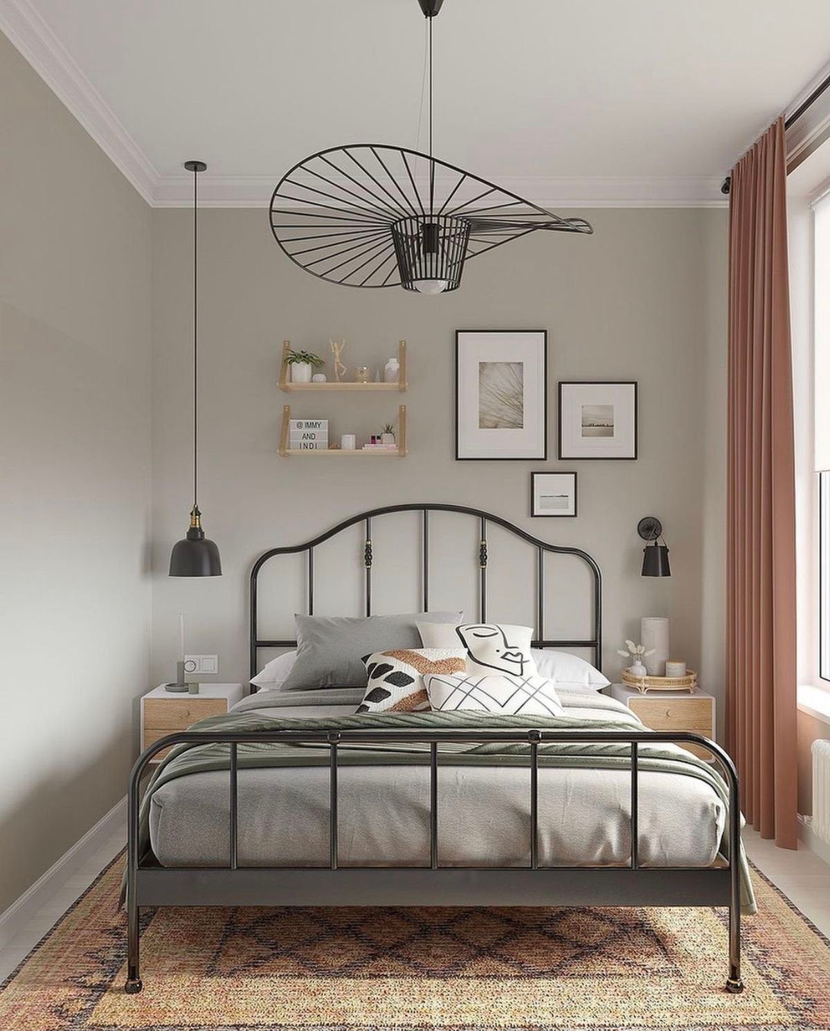 IKEA SAGSTUA bed frame + matrass 160200 cm, Huis en Inrichting, Ophalen, Zwart, Tweepersoons, Zo goed als nieuw
