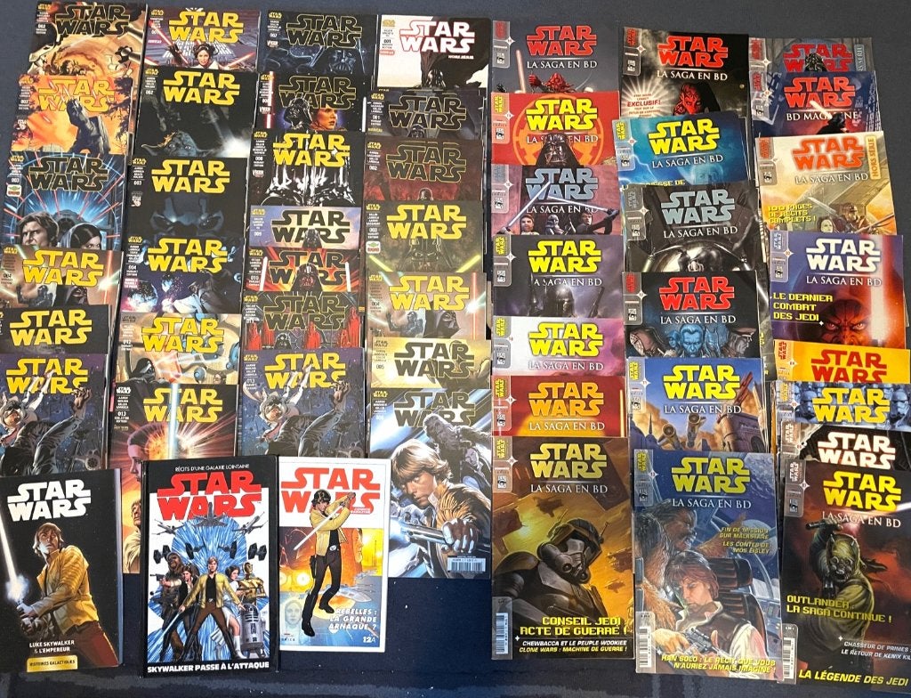 Panini Comics lot 54 Bd comics VF Star Wars, Plusieurs comics, Enlèvement ou Envoi, Utilisé, Europe