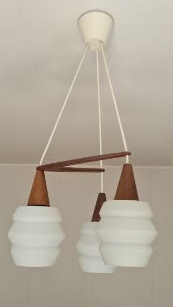 Vintage luster lamp, Ophalen of Verzenden, Zo goed als nieuw