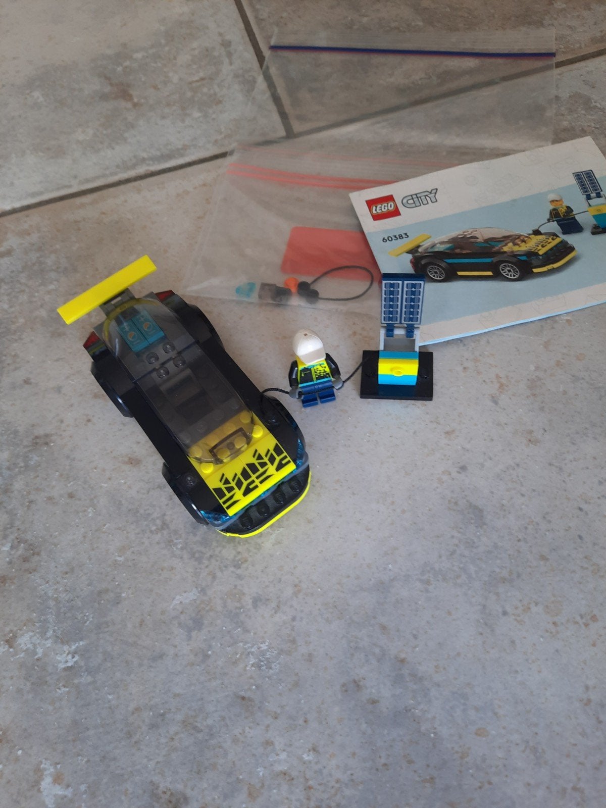 Te koop: Lego city Elektrische sportwagen - 60383, Ophalen, Compleet, Lego, City