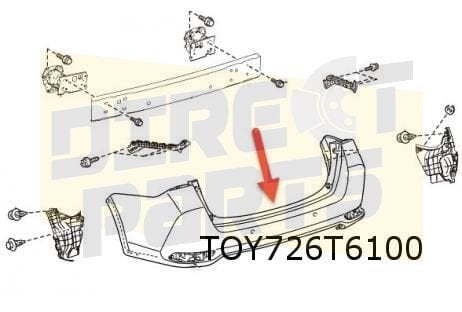 Toyota Auris (6/15-) achterbumper (Touring Sport) (te spuite, -, -, Nieuw, Ophalen of Verzenden