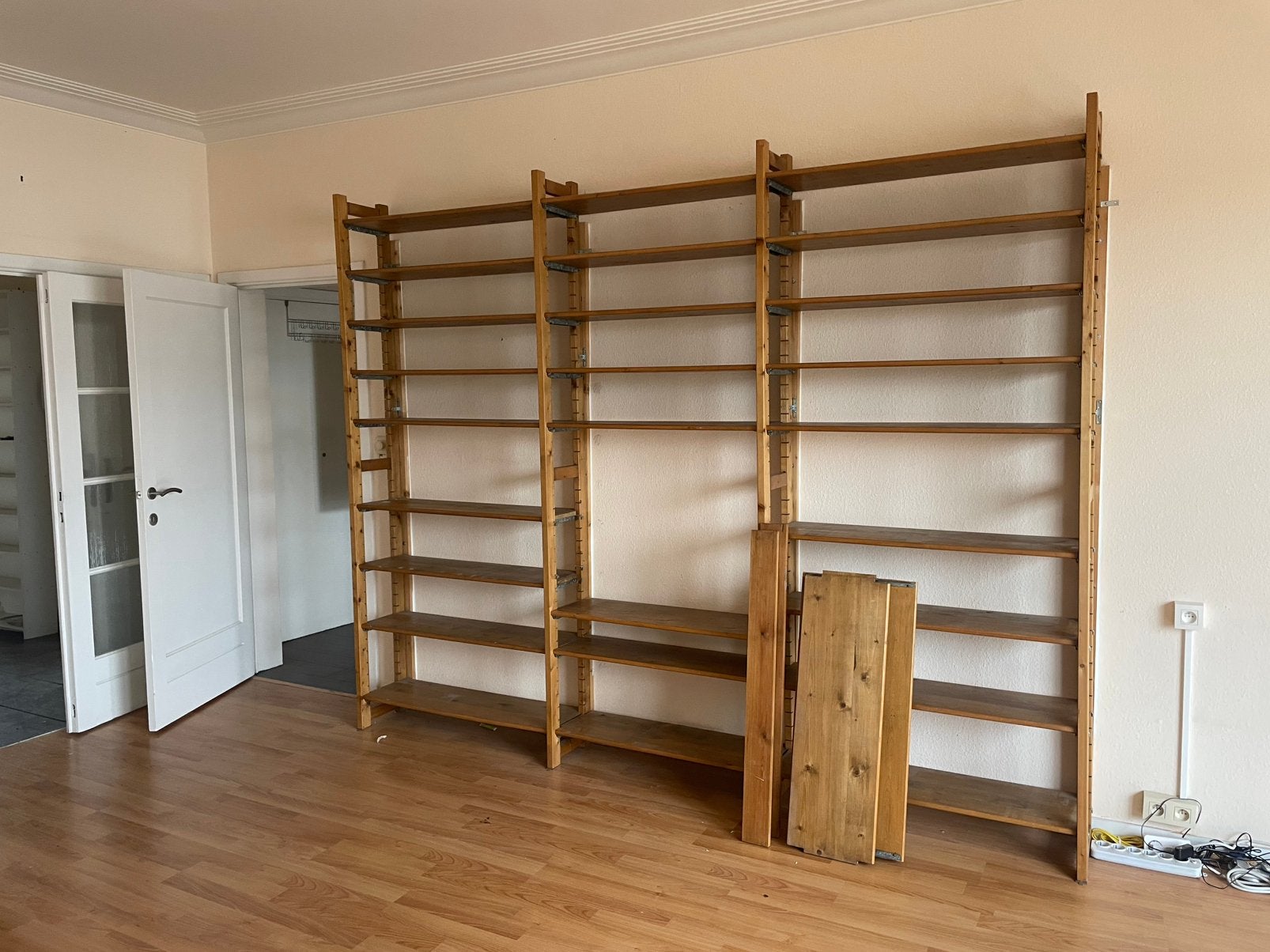 étagère en bois massif, modulaire et démontable, de qualité, Enlèvement, Comme neuf
