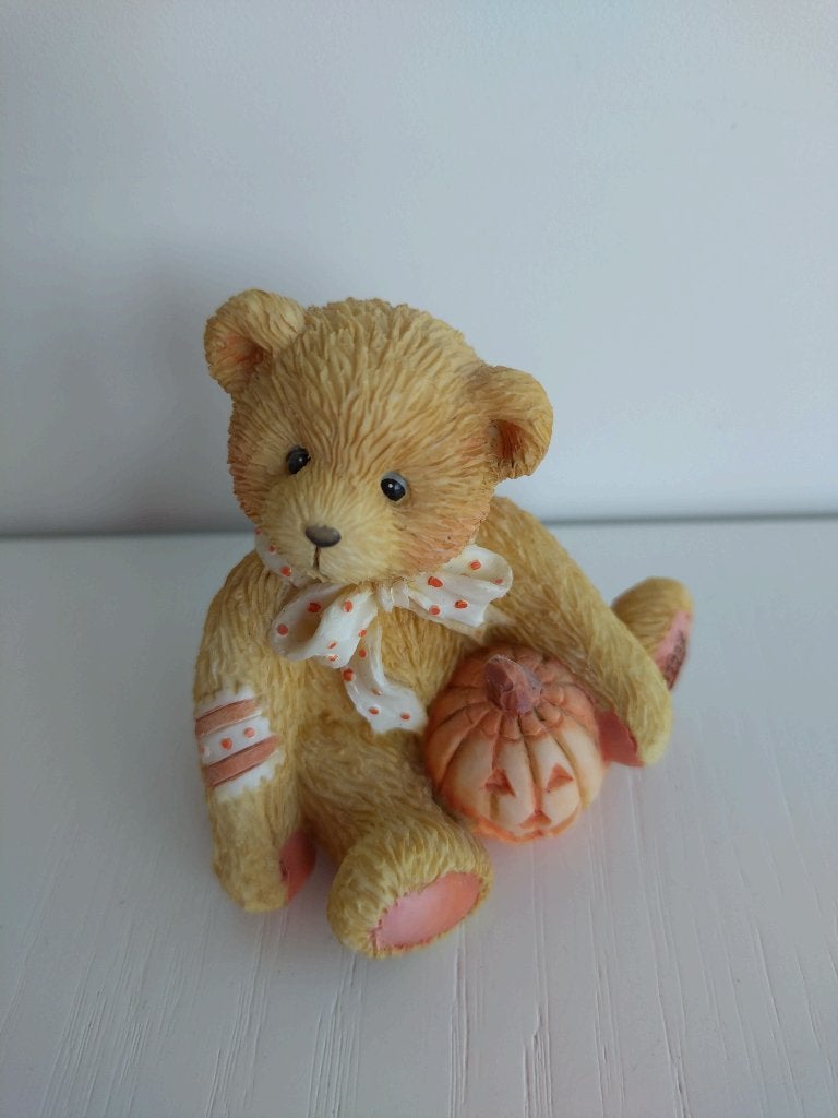 Cherished teddies - Oscar, Collections, Ours & Peluches, Enlèvement ou Envoi, Comme neuf, Statue, Cherished Teddies