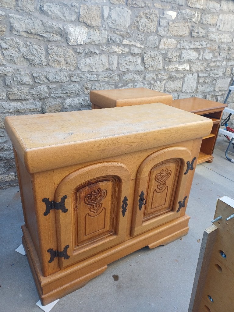 Salle à manger, Maison & Meubles, Enlèvement, Utilisé, Ancien, 4 à 6 chaises