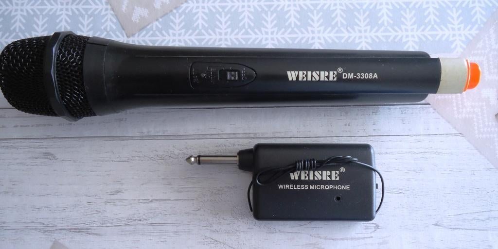 Draadloze microfoon, Muziek en Instrumenten, Microfoons, Ophalen, Zo goed als nieuw, Zangmicrofoon, Draadloos