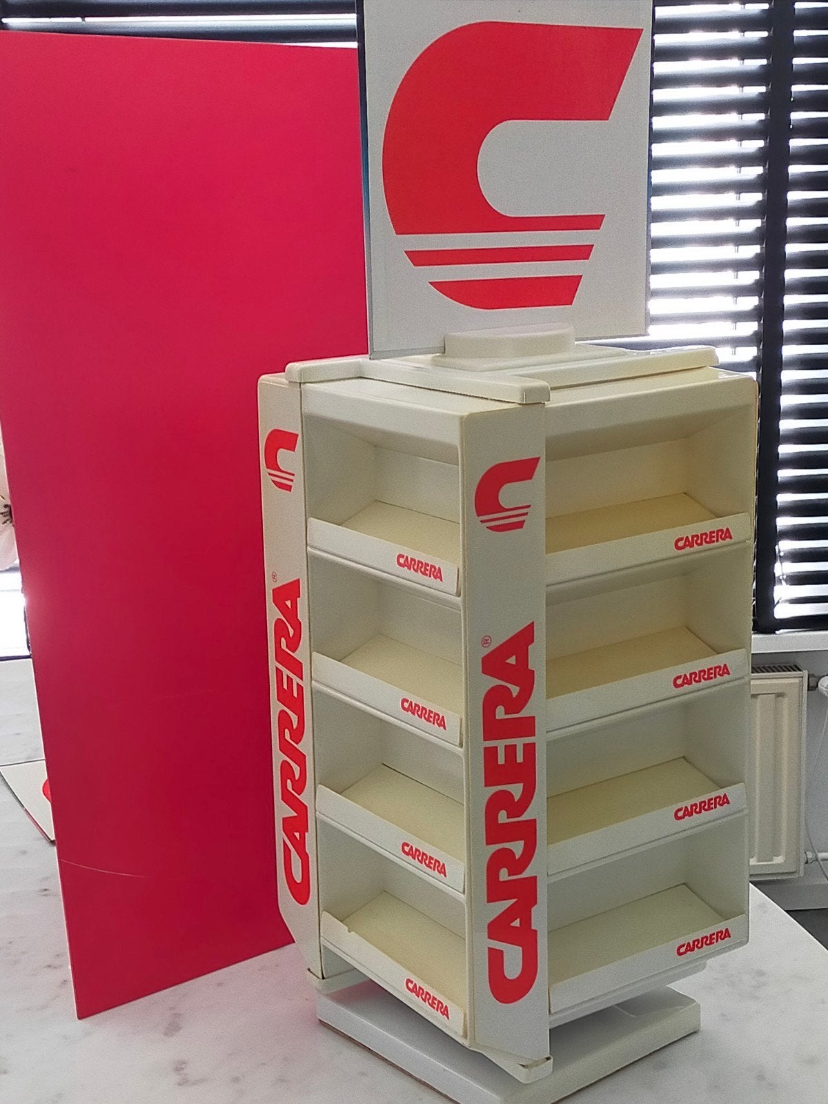 Vintage Carrera reclame display showcase 1970 1980 Zeldzaam, Enlèvement ou Envoi