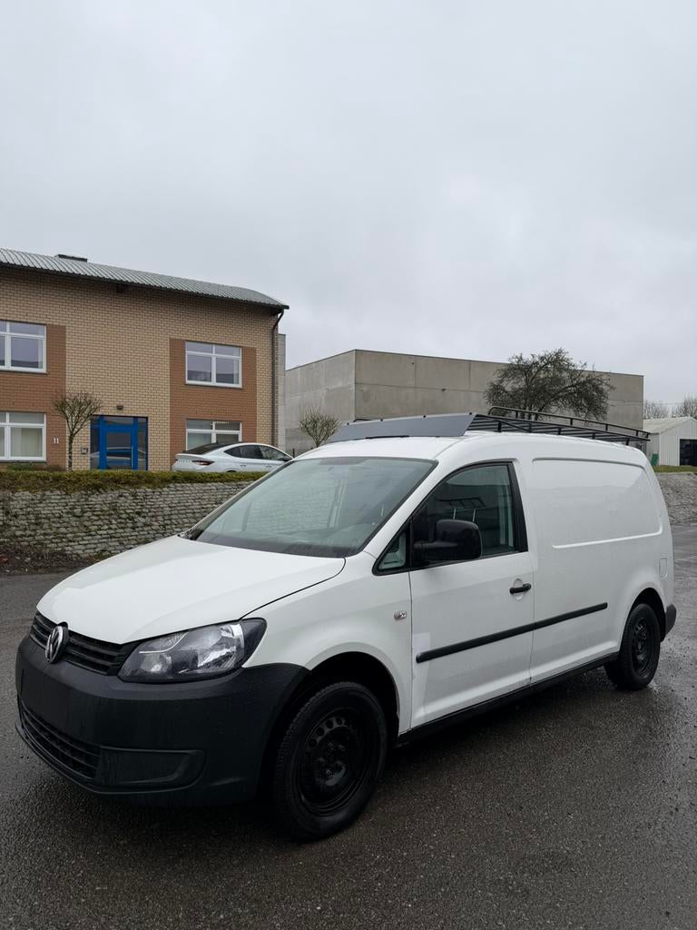 VW Caddy  346124 km Euro 5b, Auto's, Zwart, 4 cilinders, Wit, 5 deurs
