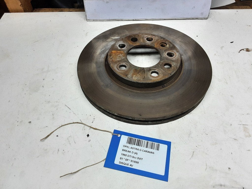 REMSCHIJF VOOR Opel Astra G Caravan (F35) (01-1998/07-2009), Auto-onderdelen, Gebruikt, Rue de l'Espoir 34 34
4030  GRIVEGNÉE, BE