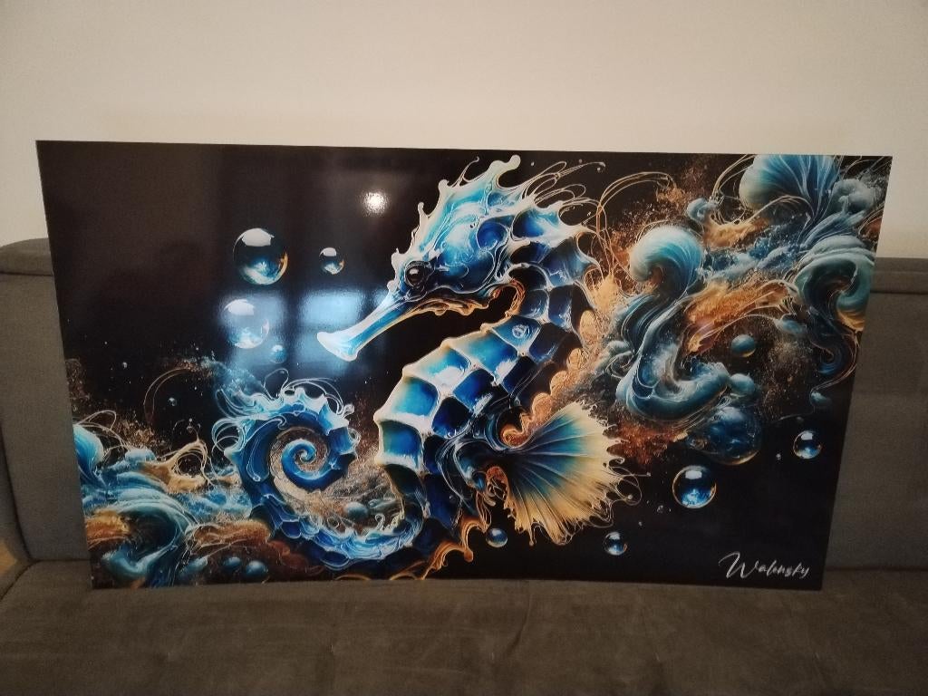 Table en verre acrylique hippocampe, Enlèvement