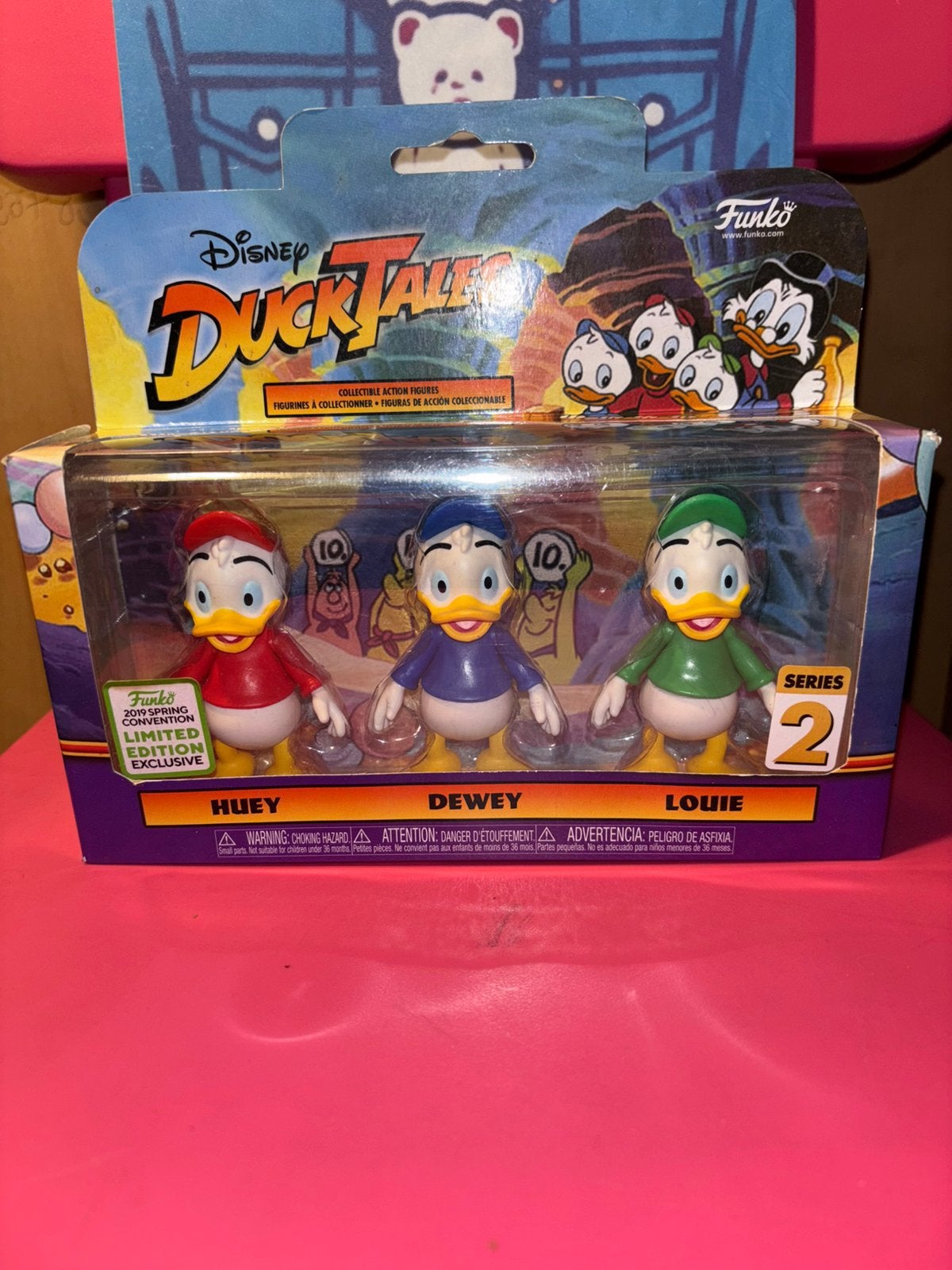 Figurines DuckTales Huey, Dewey & Louie 2019 Exclusive, Enlèvement ou Envoi, Utilisé