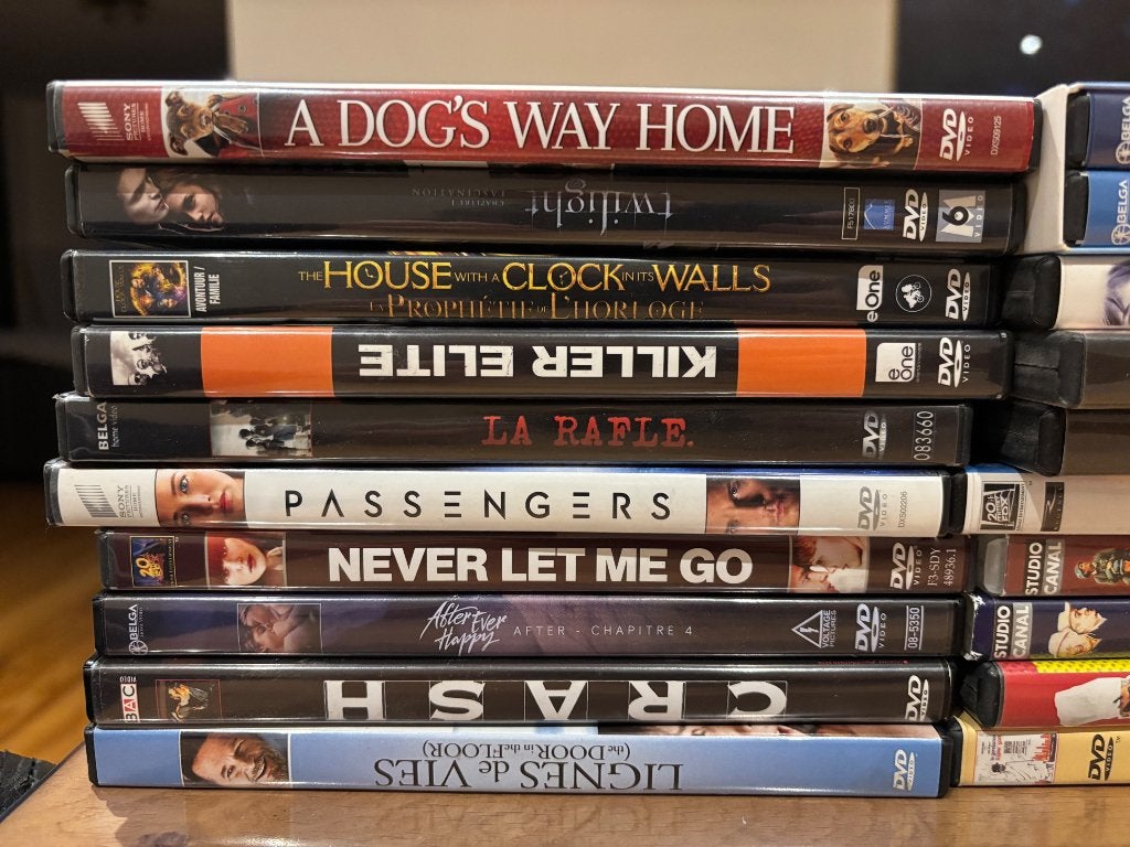 Lot de 100 DVD, CD & DVD, Enlèvement, Comme neuf, Français, Autres genres