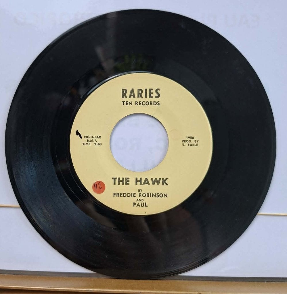 Freddie Robinson & Paul – The Hawk / The Buzzard, Pressage original, Enlèvement ou Envoi, 7 inch, Utilisé
