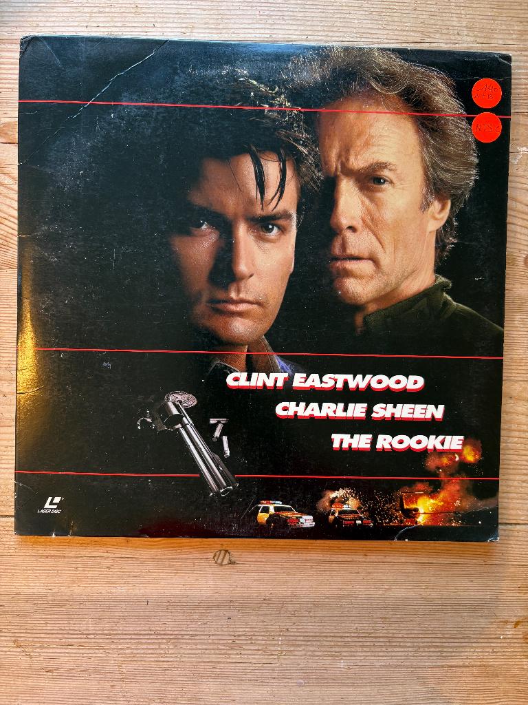 LaserDisc – The Rookie – Clint Eastwood, Enlèvement ou Envoi, Utilisé, Film