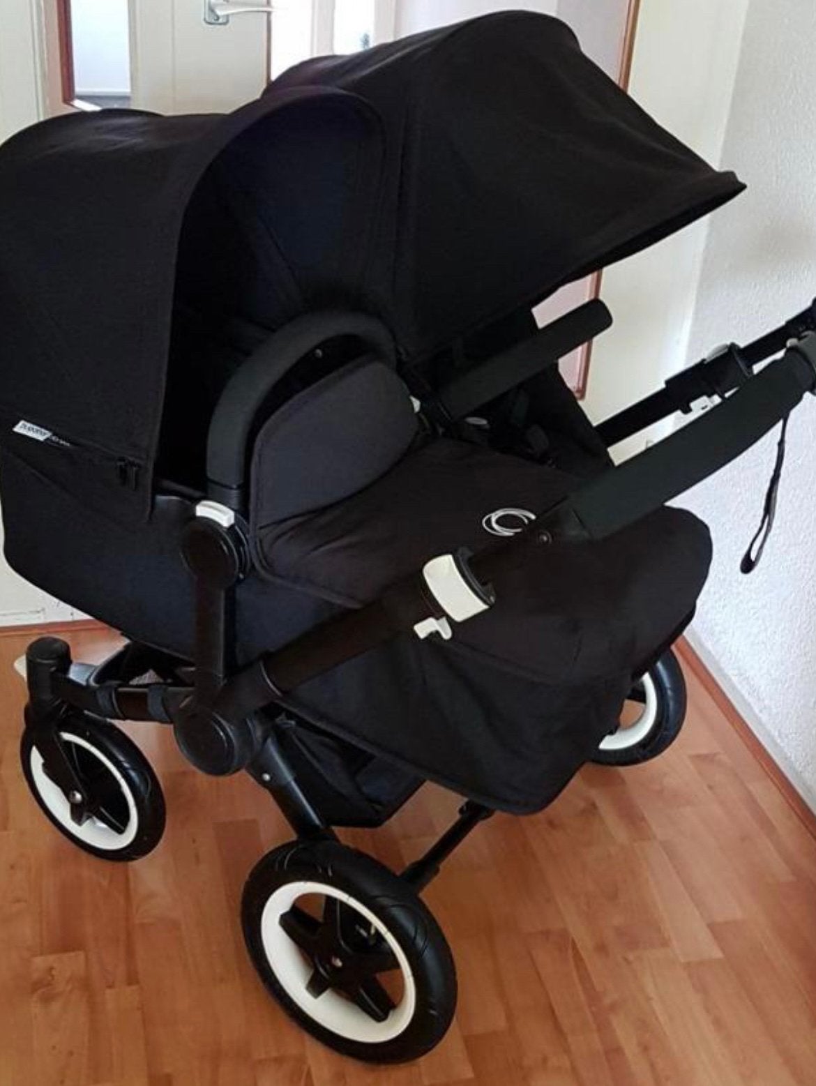 Bugaboo Donkey 3 duo Black kinderwagen, Kinderen en Baby's, Ophalen, Zo goed als nieuw, Kinderwagen, Bugaboo