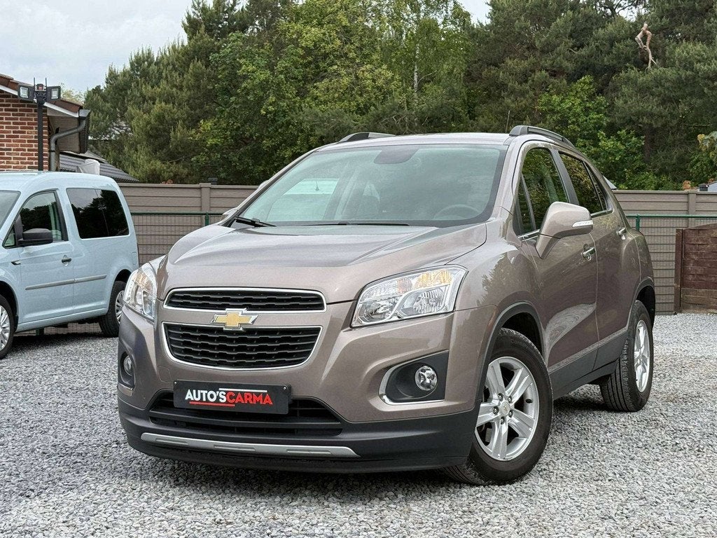 Chevrolet Trax 5 ZIts Airco ElektrR 1ste eigenaar weinig km, Auto's, Chevrolet, Euro 5, Gebruikt, 4 cilinders, Bruin