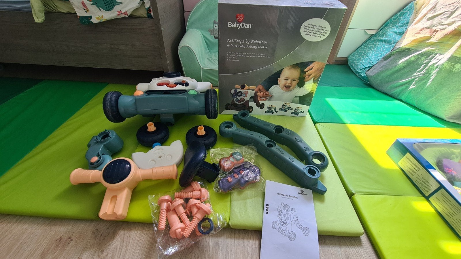 BabyDen loopwagen: 4 in 1, Kinderen en Baby's, Ophalen, Gebruikt