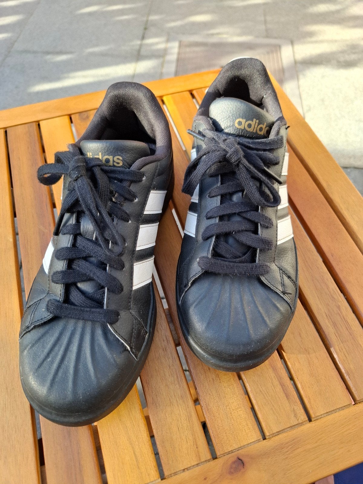 zwarte sneakers adidas maat 41 1/3, Ophalen of Verzenden, Sneakers