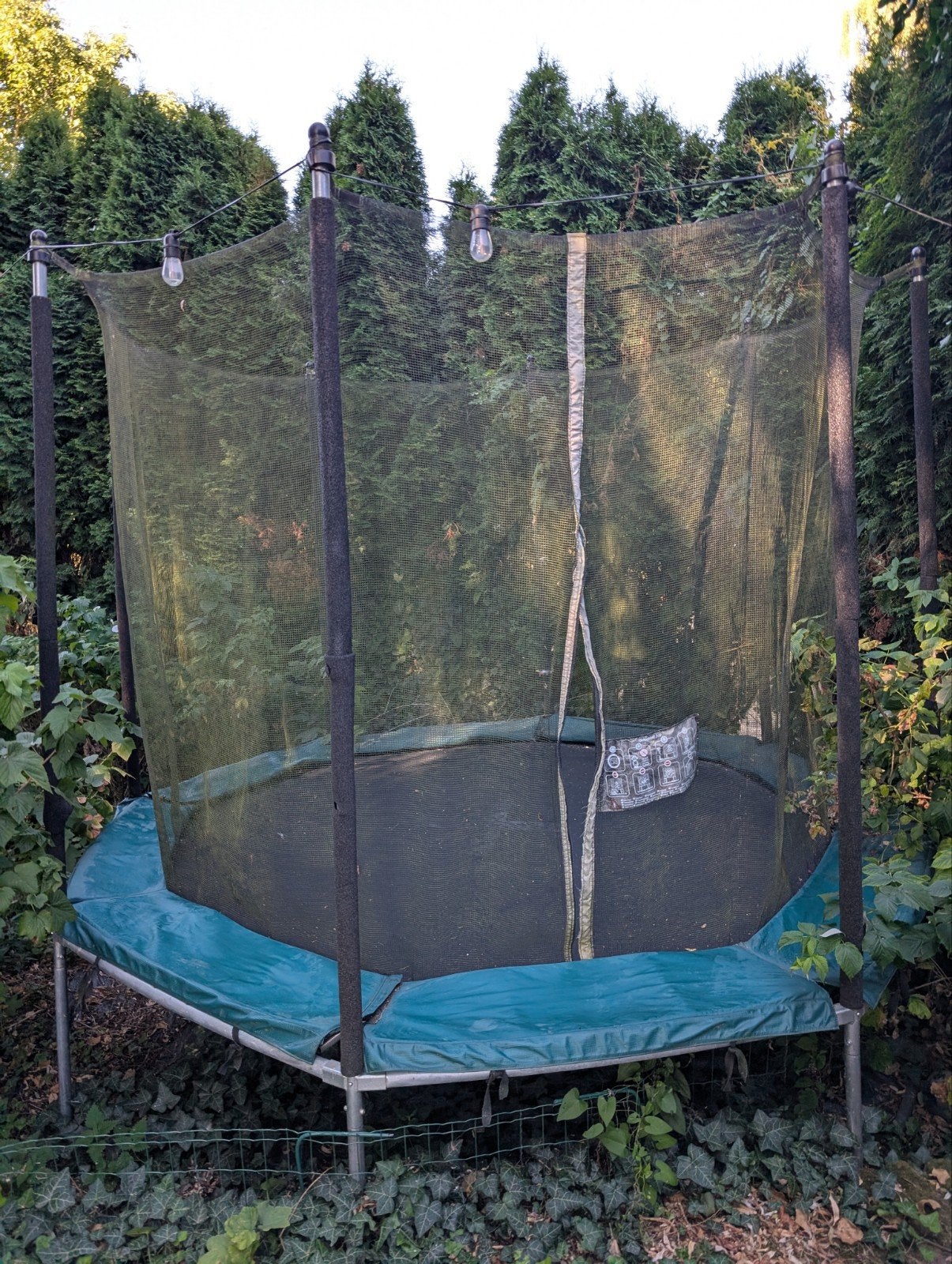 Trampoline 3 meter diameter met veiligheidsnet van Decathlon, Ophalen, Gebruikt