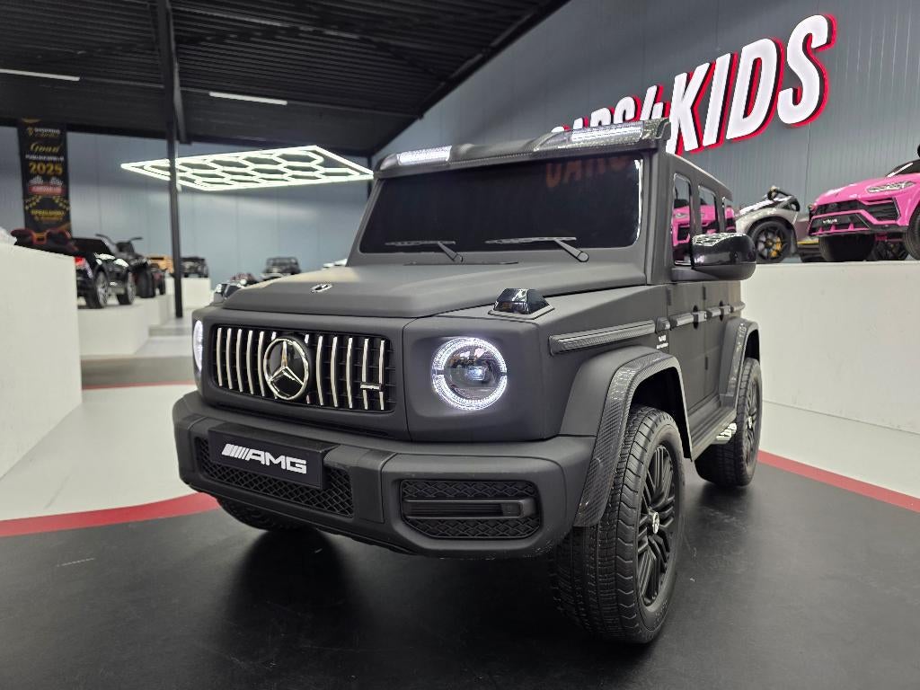 Kinderauto Mercedes G63 XXL - 24 volt - leren zit - met RC, Ophalen of Verzenden, Nieuw, Afstandsbediening