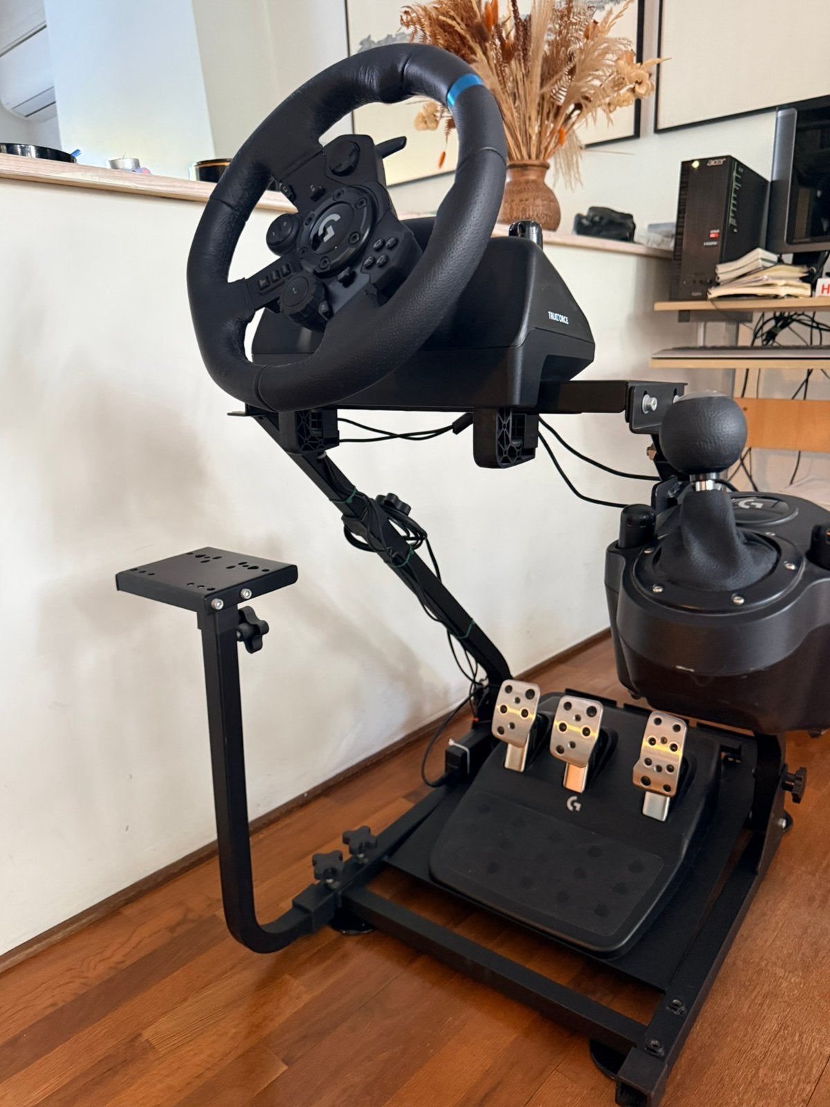 ogitech G923 TrueForce + Shifter + GT Omega Racing Stand, Games en Spelcomputers, Spelcomputers | Sony Consoles | Accessoires