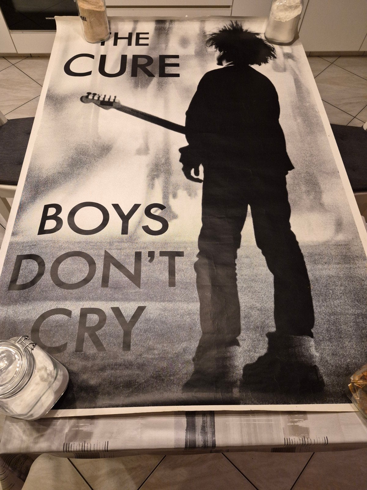 Originele vintage platenzaak of metroposter The Cure, Ophalen of Verzenden