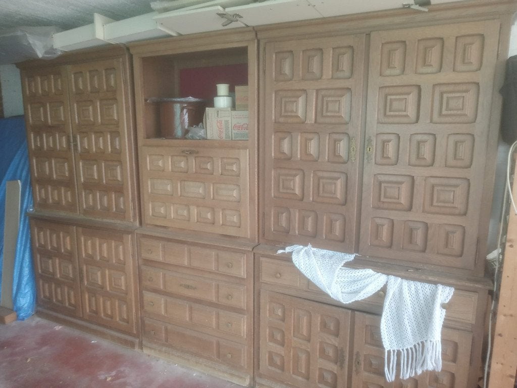 eiken kast, Ophalen