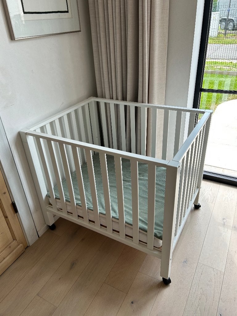 Park baby quax inclusief matrasje en topper, Kinderen en Baby's, Ophalen, Zo goed als nieuw, Rechthoekig, In hoogte verstelbaar