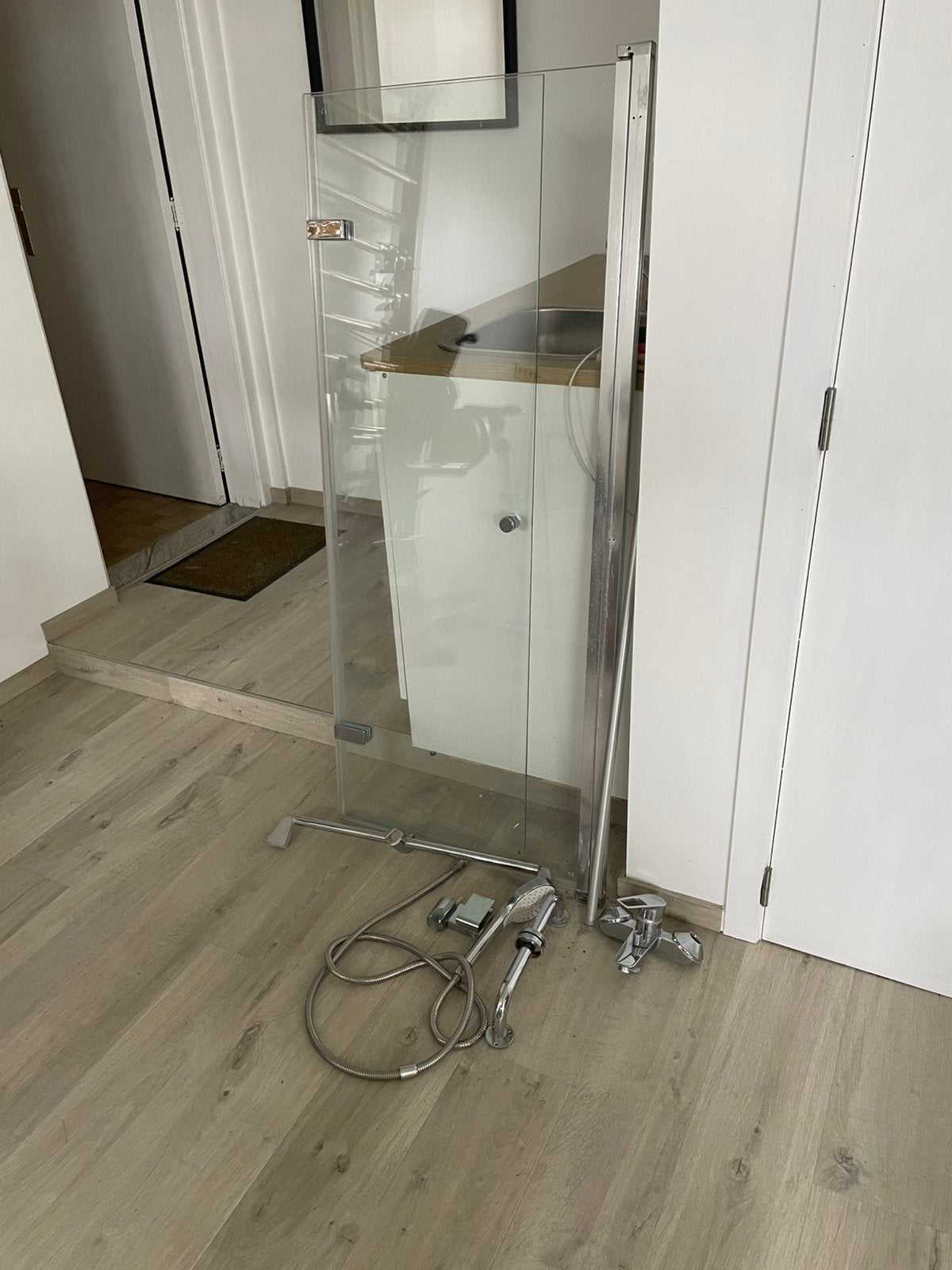 Badkamer douche-in-bad, Huis en Inrichting, Ophalen of Verzenden, Gebruikt